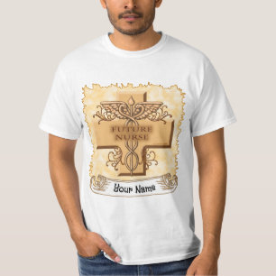 Toekomstige verpleegster Cross Caduceus T-shirt