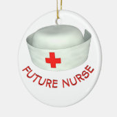 Toekomstige verpleegster keramisch ornament (Links)