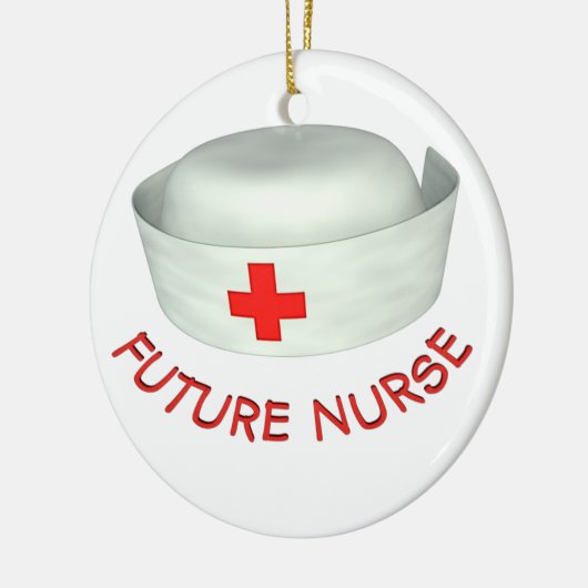 Toekomstige verpleegster keramisch ornament (Links)