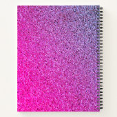 Toekomstige Verpleegster Stethoscoop Roze Paars Gl Notitieboek (Achterkant)