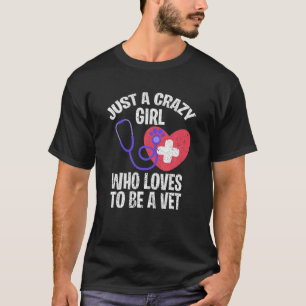 Toekomstige vet-meisjes Dierenveer Vet Tech Vet T-shirt