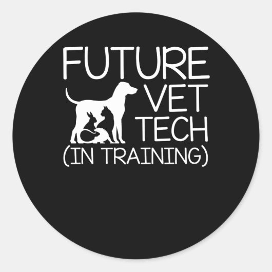 Toekomstige VET Tech Training Toekomstige VET Tech Ronde Sticker (Voorkant)