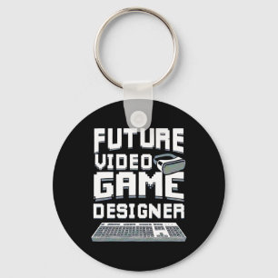 Toekomstige Video Game Designer Jongens Meisjes Ki Sleutelhanger