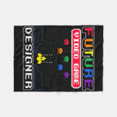 Toekomstige Video Game Designer Kind 1 Fleece Deken (Voorkant (Horizontaal))