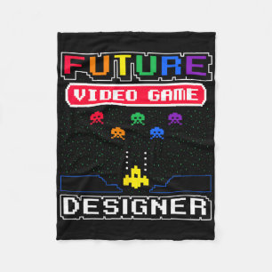 Toekomstige Video Game Designer Kind 1 Fleece Deken