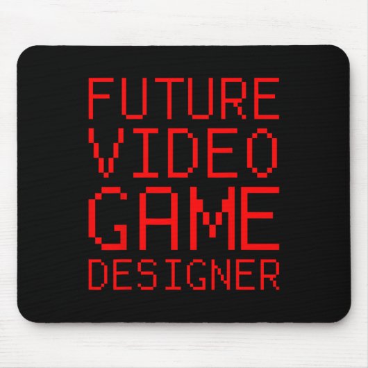Toekomstige Videogame-ontwerper Kinderen  Muismat (Voorkant)