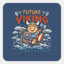 Toekomstige Viking Grappige Noorse Stickers