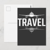 Toekomstige Vliegtuig voor het reizen en het uitst Briefkaart (Voorkant / Achterkant)