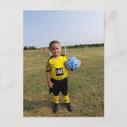 Toekomstige Voetbalster Briefkaart (Voorkant)