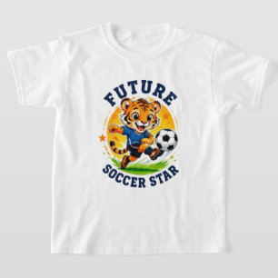 🐯 Toekomstige Voetbalster Kampioen ⚽ T-shirt
