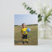 Toekomstige Voetbalster Postkaart (Staand voorkant)