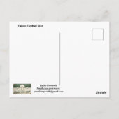 Toekomstige Voetbalster Postkaart (Achterkant)