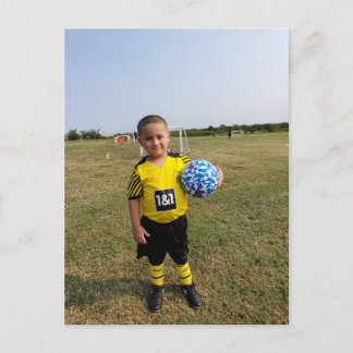 Toekomstige Voetbalster Postkaart