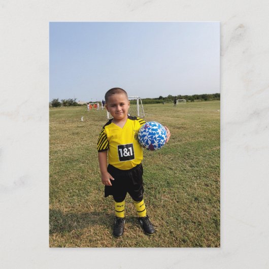 Toekomstige Voetbalster Postkaart (Voorkant)