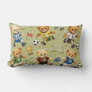 Toekomstige Voetbalster Team Teddy Kussen