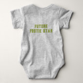 Toekomstige Voetbalster Team Teddy Romper (Achterkant)