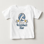 Toekomstige Volleyball Star Baby lange hoes T shir (Voorkant)