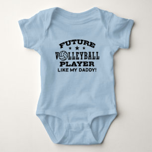 Toekomstige volleybalspeler zoals mijn papa Baby B Romper