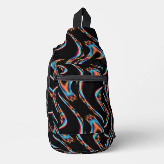 Toekomstige Vormen Koper Prism Sling Bag (Voorkant)
