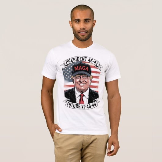 Toekomstige VP 48 - 49 Trump T-shirt (Voorkant volledig)