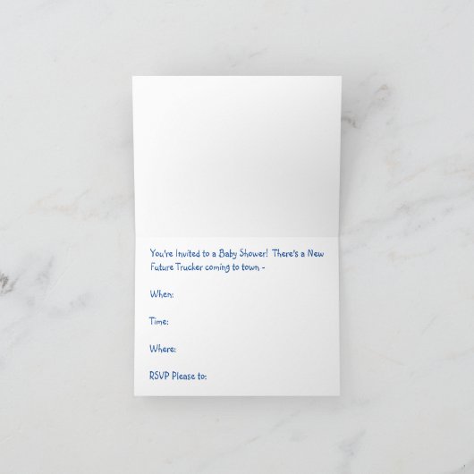 Toekomstige Vrachtwagenchauffeur (Binnen)