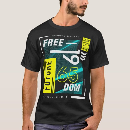 Toekomstige vrijheid t-shirt (Voorkant)