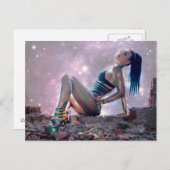 toekomstige vrouw briefkaart (Voorkant / Achterkant)