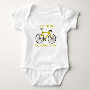 Toekomstige wegfietser baby naam romper