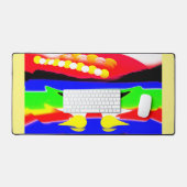 Toekomstige wereldkunst bureaumat (Keyboard & Muis)