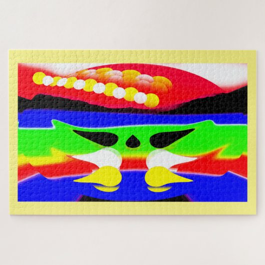 Toekomstige wereldkunst legpuzzel (Horizontaal)