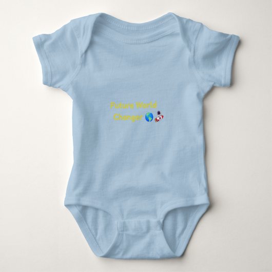 Toekomstige Wereldveranderaar Baby Onesie Romper (Voorkant)