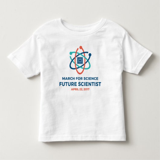 TOEKOMSTIGE WETENSCHAPPELIJKE TODDLER KINDER SHIRTS (Voorkant)