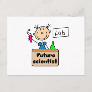 Toekomstige wetenschapper briefkaart