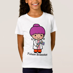 Toekomstige wetenschapper/Chemistisch meisje met f T-shirt