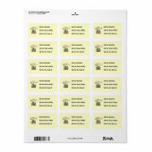 Toekomstige Wetenschapper Etiket (Full Sheet)