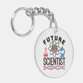 Toekomstige Wetenschapper PopSocket Sleutelhanger (Voorkant Links)