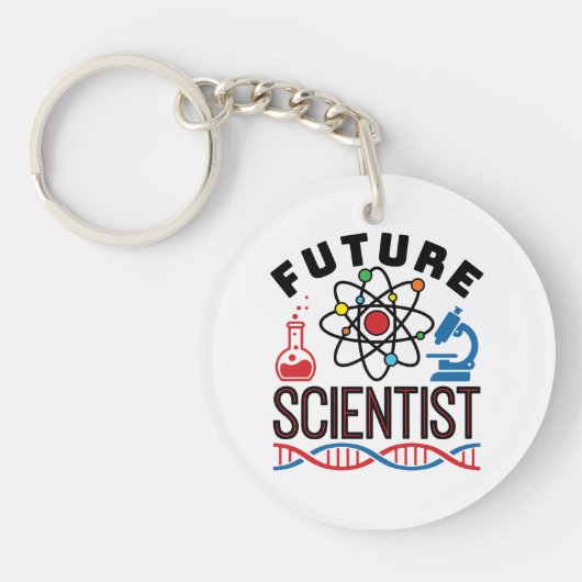 Toekomstige Wetenschapper PopSocket Sleutelhanger (Voorkant)
