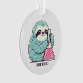 Toekomstige wetenschapper Sloth Ornament (voorkant)