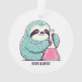 Toekomstige wetenschapper Sloth Ornament (voorkant)