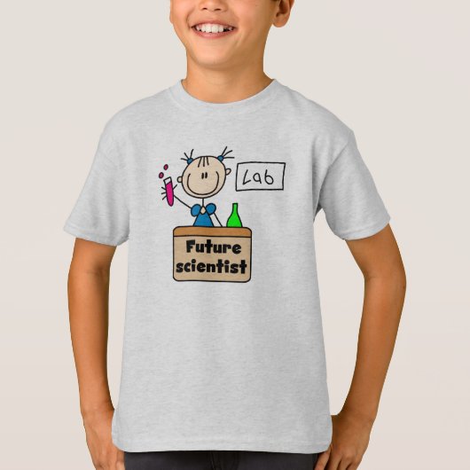 Toekomstige wetenschapper t-shirt (Voorkant)