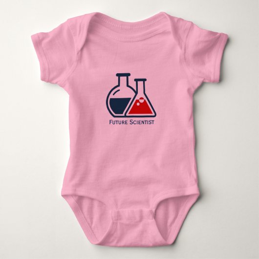 Toekomstige wetenschappers ontwerpen Baby kleding Romper (Voorkant)