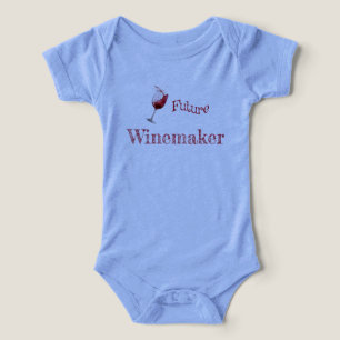 Toekomstige Wijnmaker Grappige Wijndrinker Baby Bo