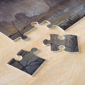 Toekomstige Zee waterwolken Rijn Natuur Scifi Legpuzzel (Zijkant)