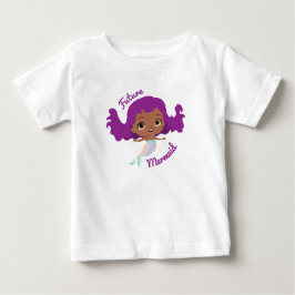 Toekomstige Zeemeermin Afro-Amerikaanse Schattig