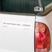 Toekomstige Zelf Bumpersticker (Op Truck)