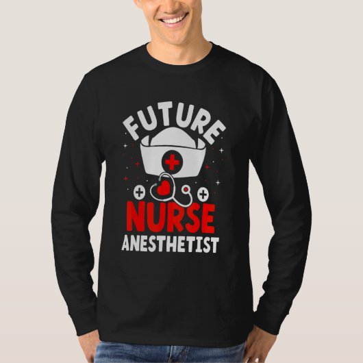 Toekomstige zenuwanesthesist Crna T-shirt (Voorkant)