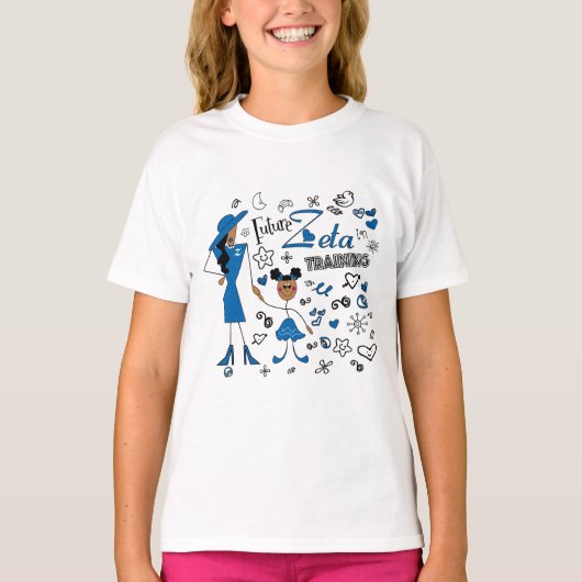 Toekomstige Zeta in Opleiding Zeta Phi Beta shirt (Voorkant)