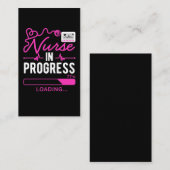 Toekomstige zgn. "Nurse Loading Funny Nursing" Visitekaartje (Voorkant / Achterkant)