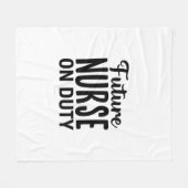 Toekomstige zgn. verpleegkundige fleece deken (Voorkant (Horizontaal))