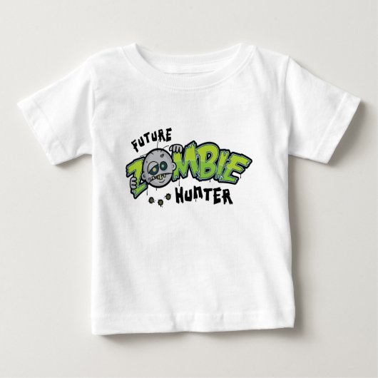 Toekomstige Zombie Hunter Baby T-Shirt (Voorkant)
